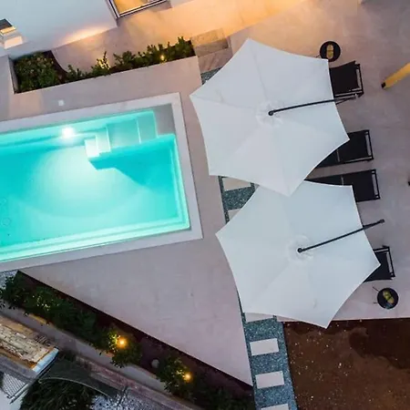 アパート Starfish With Private Pool And Magnificent Sea View