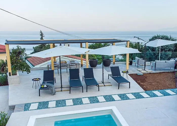 Starfish With Private Pool And Magnificent Sea View شقة