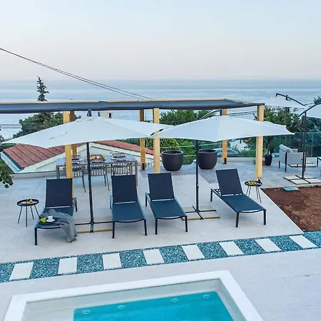 Starfish With Private Pool And Magnificent Sea View Daire